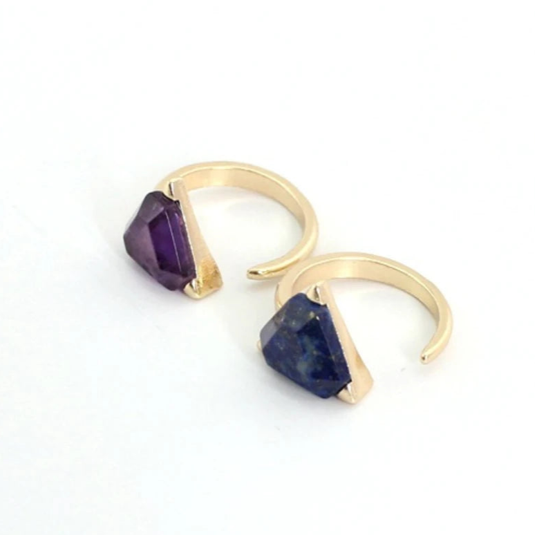 Triangel i Ametist & Lapis Lazuli